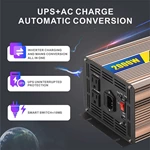 SGPC 2000W Pure Sine Wave Inverter With UPS Inverter 12V 220V Solar Inverter Battery Charger High Frequency