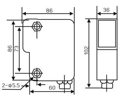 G100 Infrared ray Photoelectric Switch Sensor