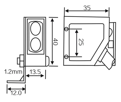 G40 Infrared ray Photoelectric Switch Sensor