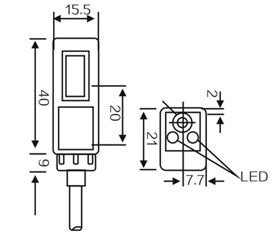 G15 Infrared ray Photoelectric Switch Sensor