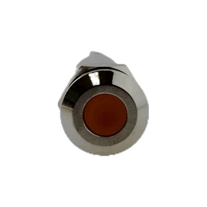 flat head Pin type 1NO copper nickel plated DC12V voltage led equipment indicator