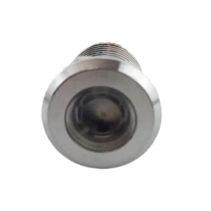 ABI12C-P1 12mm LED White IP67 Brass Type Indicator Light