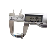 ABI12C-P1 12mm LED Green IP67 Brass Type Indicator Light