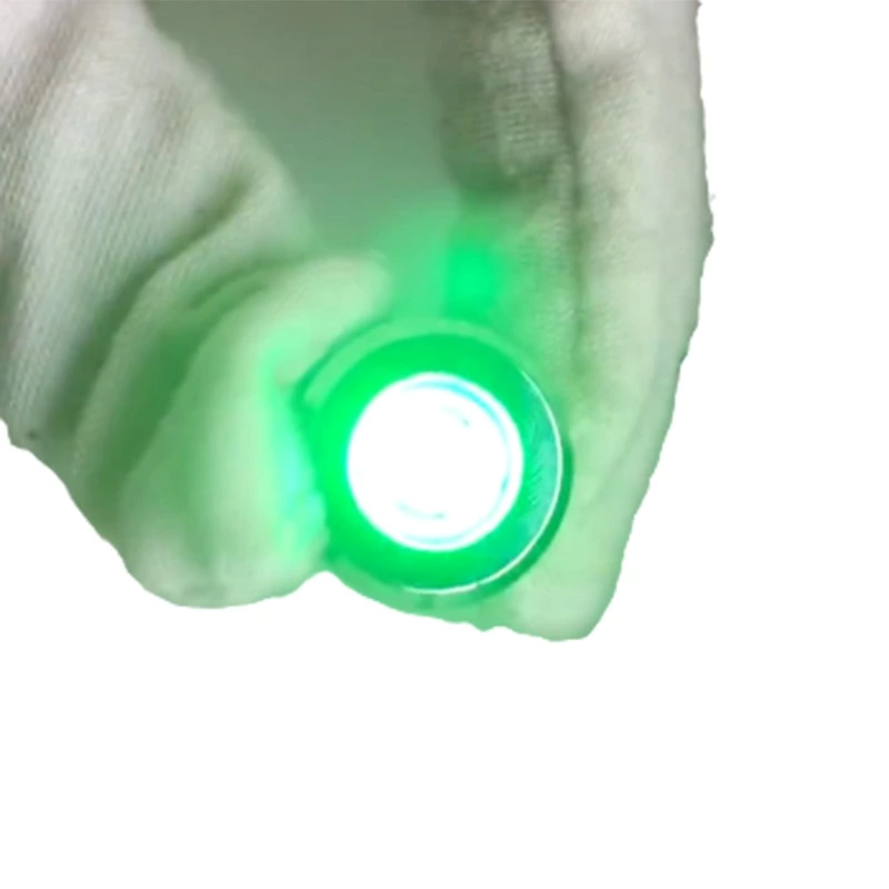 ABI12C-P1 12mm LED Green IP67 Brass Type Indicator Light