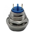 ABS12S-Q1 12mm Momentary 220VAC stainless steel ball head push button
