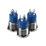 16mm ABS16-SP11ERG anti-vandal double color waterproof led push button switch