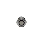 16mm ABS16S-P1-E Ring Red LED IP67 Metal Push Button
