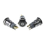 16mm ABS16s-P11Z-E ring LED IP67 Metal Push Button