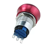 19mm Momentary E-stop Mushroom Push Button Switch