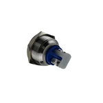 Hot sale 19mm ABS19F-P0 stainless steel flat metal push button