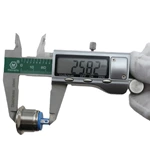 Hot Sale ABS19S-P1 Flat Stainless Steel Panel Metal Push Button