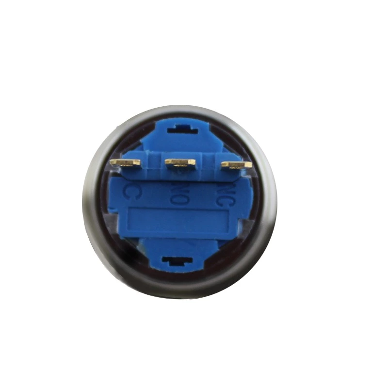 19mm IP67 Flat Momentary Or Maintained Waterproof Stainless Steel Metal Push Button Switch