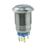 Hot Sale 19mm Ring Illuminated Stainless Steel Metal Push Button