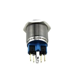 ABS22S-C11Z-E 22mm Flat type Metal Push Button Switch with LED lamp