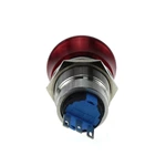 22mm IP67 stainless steel industrial emergency stop button switch