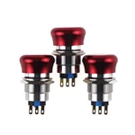 22mm IP67 stainless steel industrial emergency stop button switch