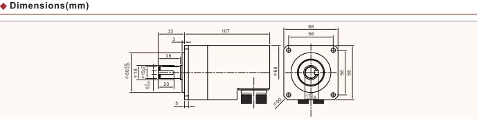 Machine with 3m Cable of Solid-Shaft Incremental Rotary Encoder in Stock