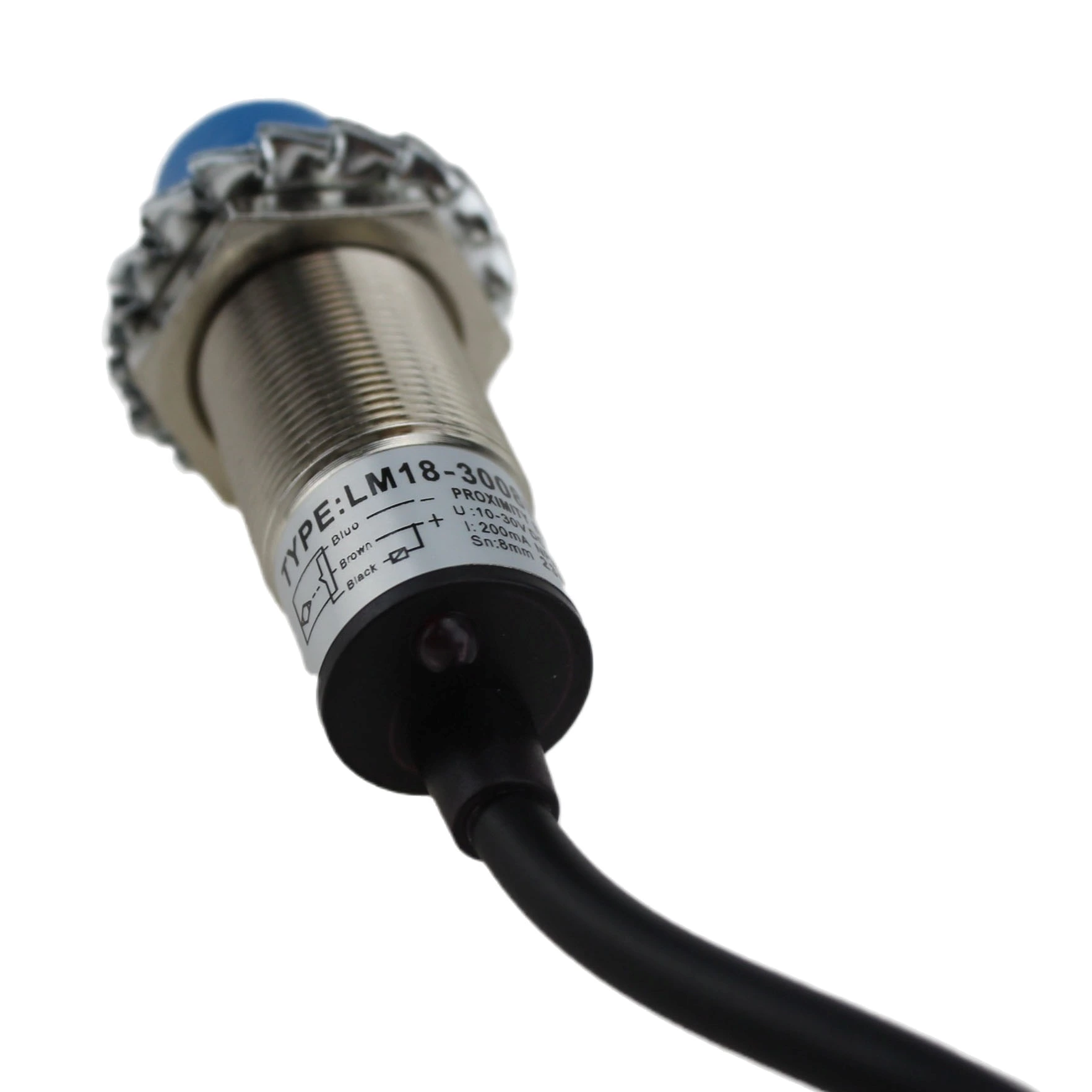 M18 Inductance Proximity Sensor SwitchDetection distance8mm 3-wire Sensor for Spacing Detection