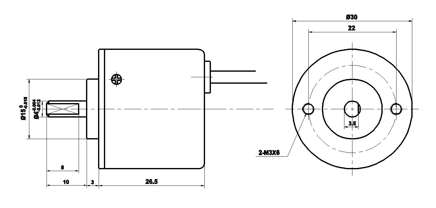 hot sales encoder ISC3004-002E-360B-5C Solid-shaft Incremental Rotary Encoder
