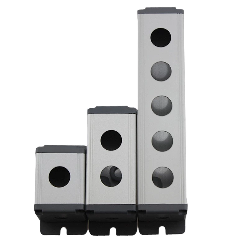 19mm Multiple Sizes Waterproof Aluminium Alloy Metal Push Button Switch Box Outdoor Power Control Box