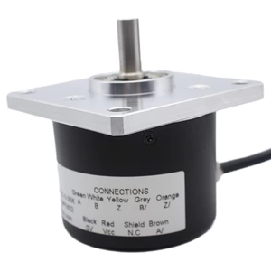 68mm Square Flange Incremental Optical Rotary Encoder ISL5808-102G-1000B-5-30K
