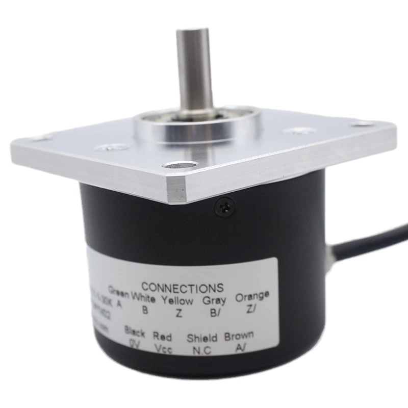68mm Square Flange Incremental Optical Rotary Encoder ISL5808-102G-1000B-5-30K