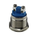 JS19F-10N 1NO 19mm Nickel Plated Brass Waterproof Metal Button