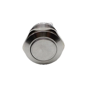 19mm Metal Push button JS19F-10 stainless steel flat round