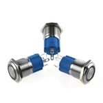 LA16JSF-11E blue push button monetary with LED lamp