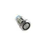 19mm 12V Red Led Momentary Elevator Equip Metal Push Button