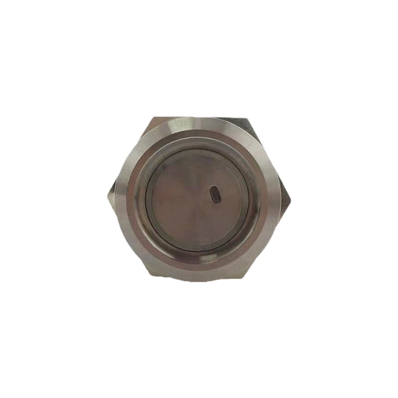 New 19mm MAX Current 16A MAX Metal Push Button Switch Waterproof IP65 Momentary 24V with RED LED Light