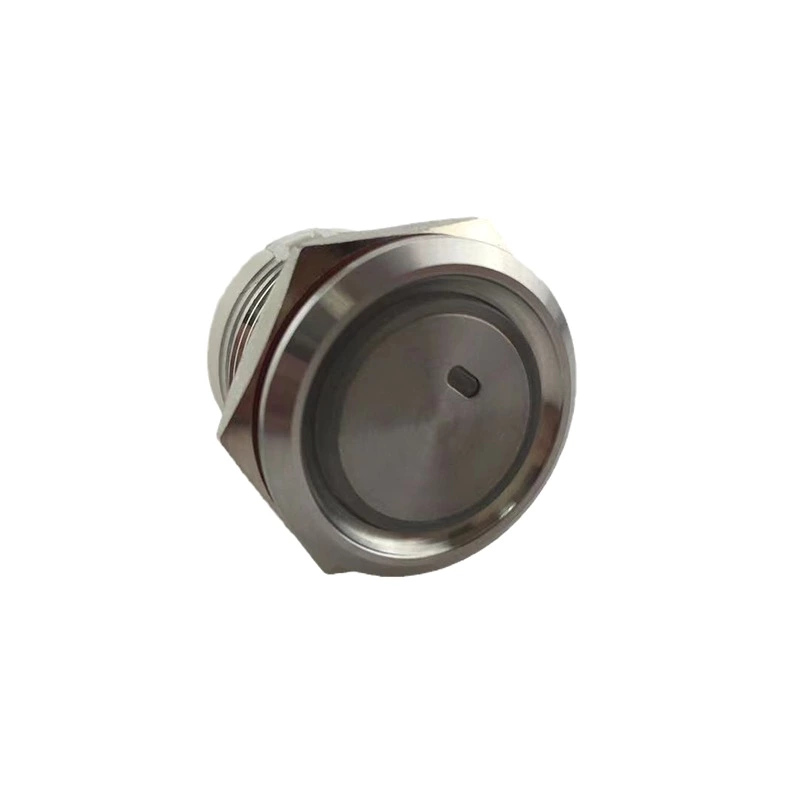 22mm 16A Metal Push Button Switch Waterproof IP65 Momentary with Green LED Light