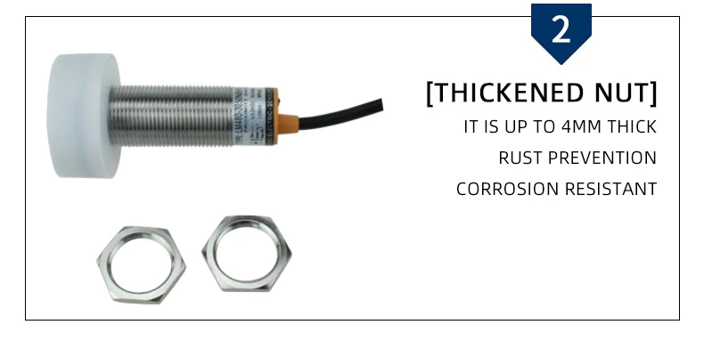 LM480-3050NBHY-R Non Flush Type Normally Close 3core Silicon Wire Inductive Sensor