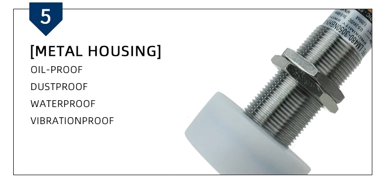 LM480-3050NBHY-R Non Flush Type Normally Close 3core Silicon Wire Inductive Sensor