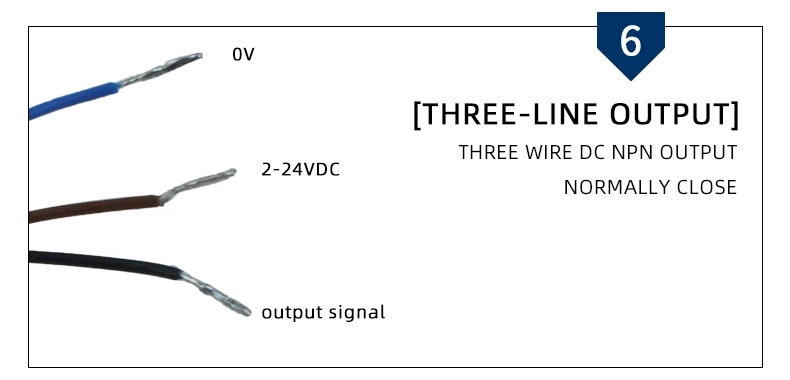 LM480-3050NBHY-R Non Flush Type Normally Close 3core Silicon Wire Inductive Sensor