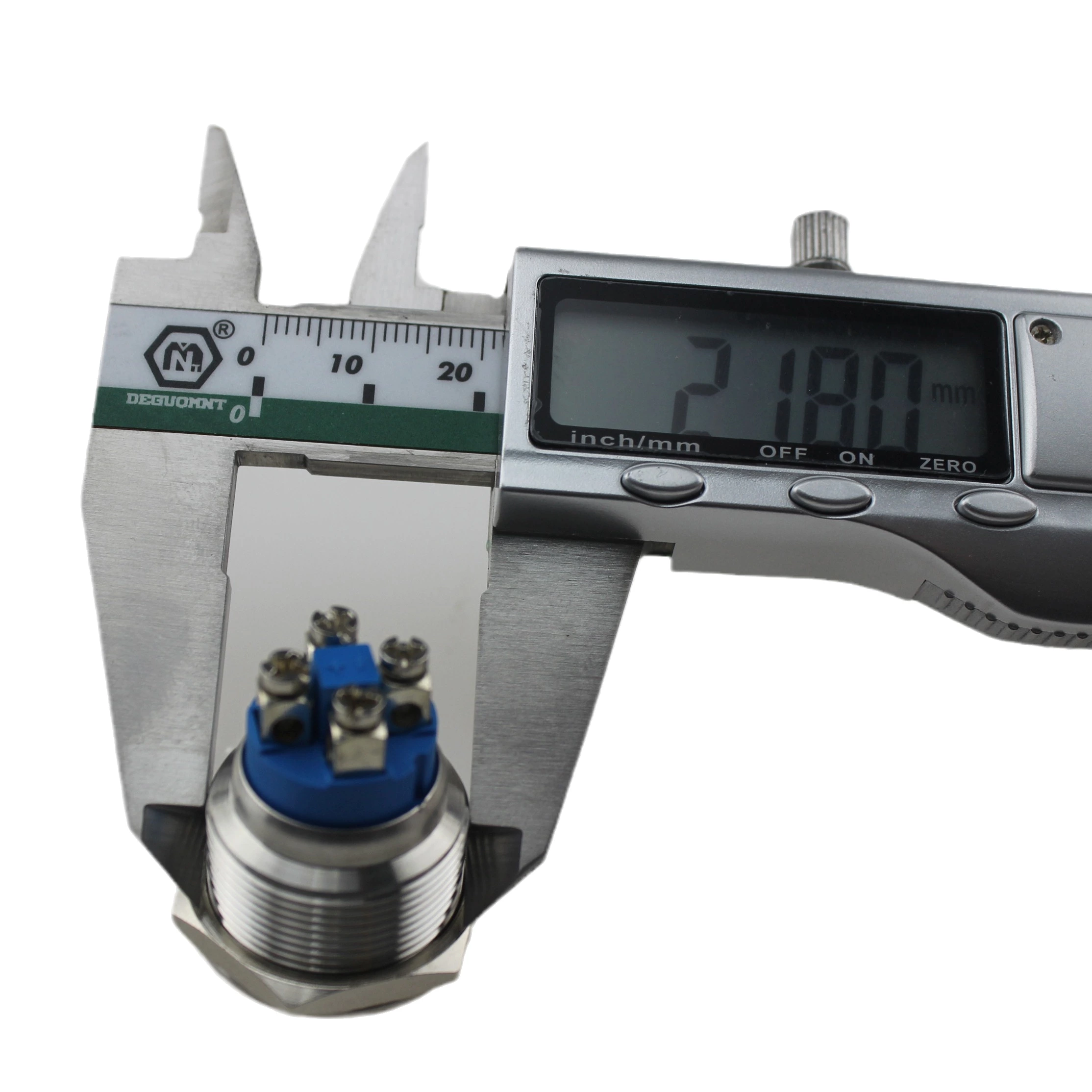 Metal push button JS22F-11E-W-12V-S Selevator equipment waterproof LED button