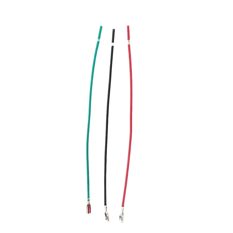 Wire for Metal Push Button 12mm, 16mm, 19mm, pin Terminal 15cm Wires Red, black, green with Terminal