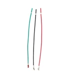 Wire for Metal Push Button 12mm, 16mm, 19mm, pin Terminal 15cm Wires Red, black, green with Terminal