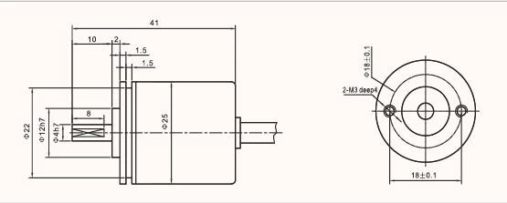 ISC2504 Outer diameter 30mm Solid Shaft Incremental Rotary Encoder
