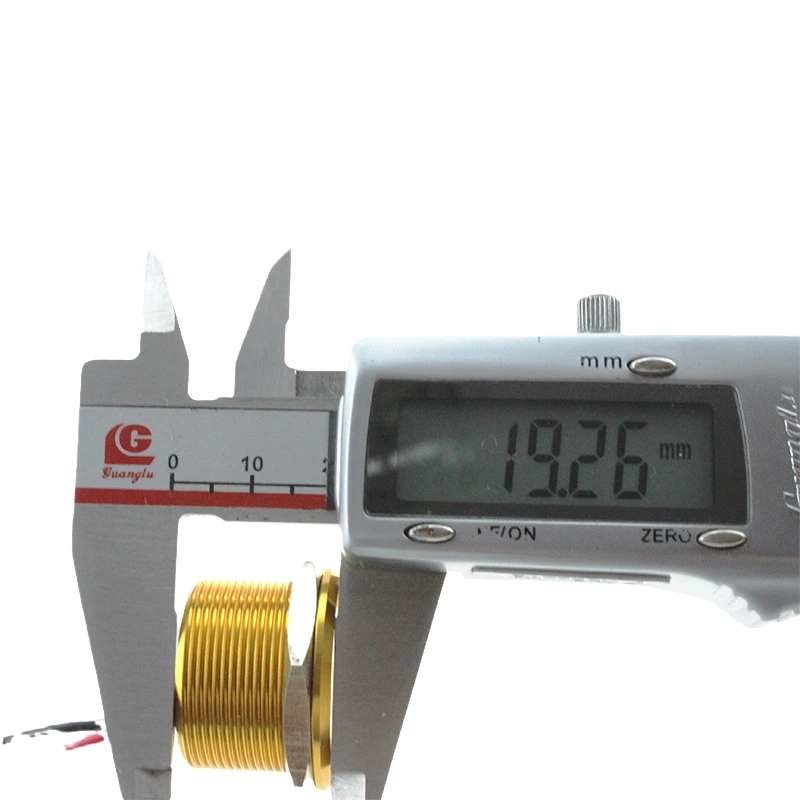 Piezo Push Waterproof Flat Head 1NO Button Touch Latching 24V Ip68 Piezo Switch
