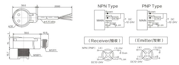 TQ18-2 Infrared ray Photoelectric Switch Sensor