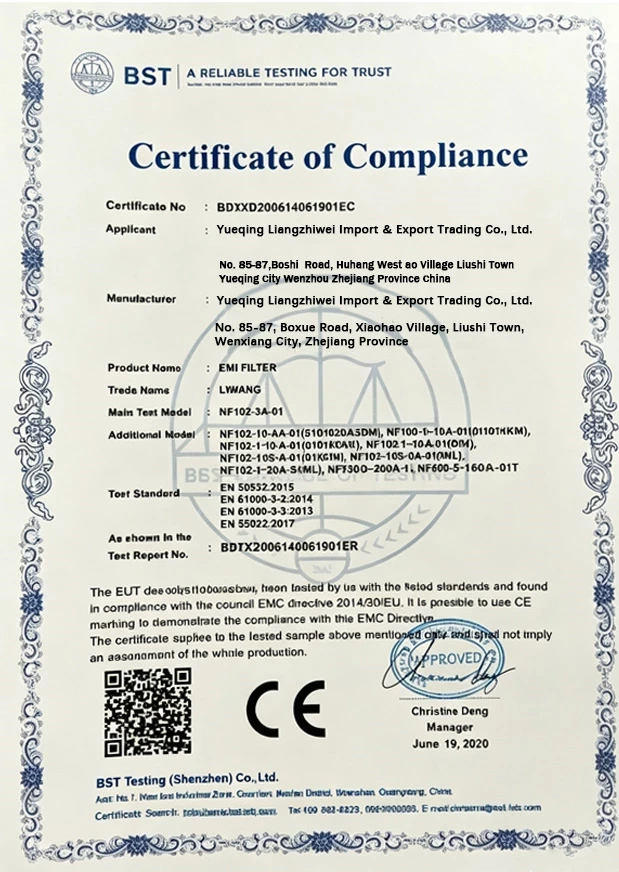 Certificates